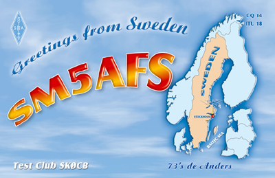 SM5AFS QSL Card